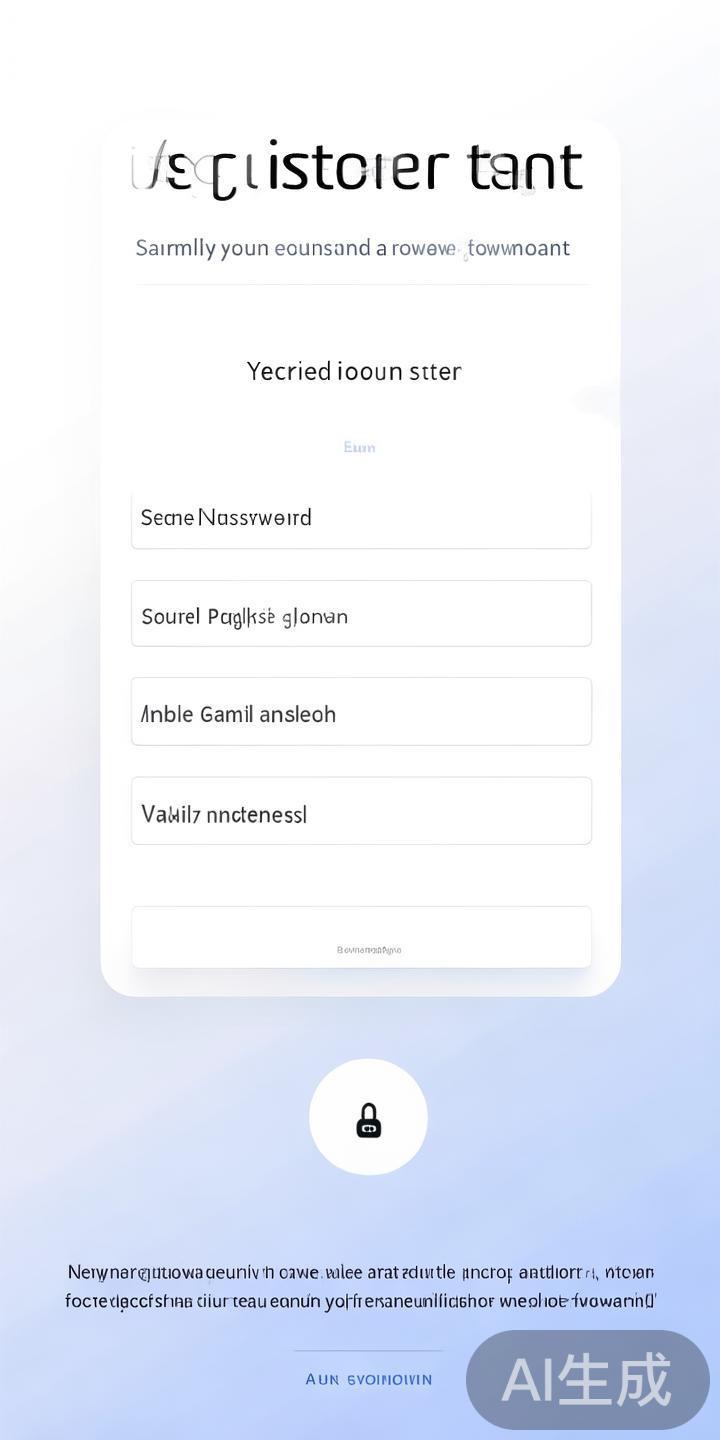 在注册页面，用户需要填写一些基本信息：包括用户名、