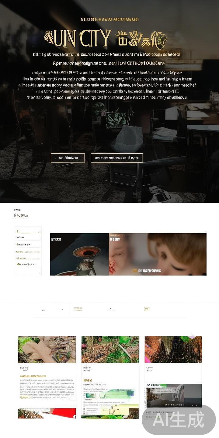 打开太阳城澳门网的官方网址，首先映入眼帘的是简洁明